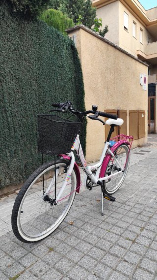 Bicicleta Paseo 24 City Blanca.
