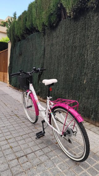 Bicicleta Paseo 24 City Blanca.