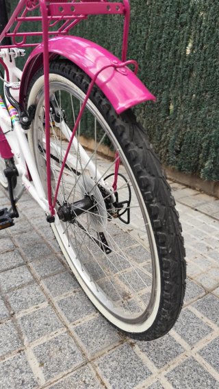 Bicicleta Paseo 24 City Blanca.