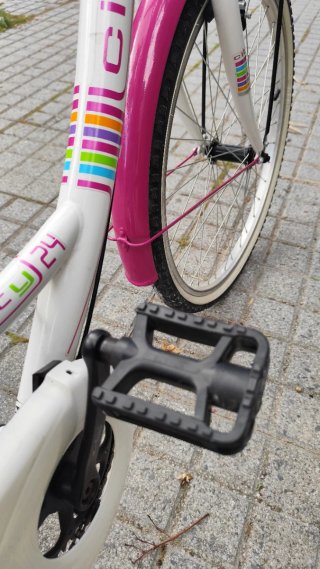 Bicicleta Paseo 24 City Blanca.
