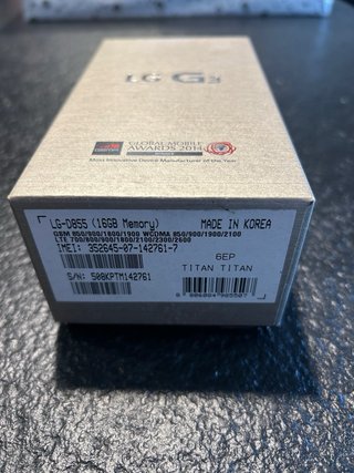 LG G3 Móvil Negro/gris