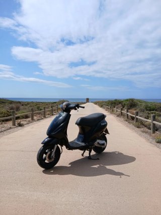 Moto Scooter 49cc Automática Negra