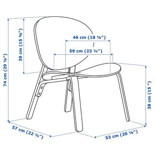 Silla de madera decorativa