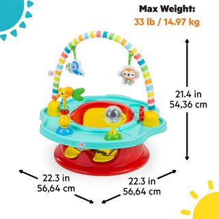 Bright Starts asiento actividades elevador bebé
