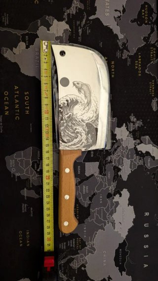 Coltello nuovo personalizzato koi art
