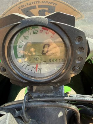 Kawasaki ZX-10R - Moto Deportiva Verde/Negra