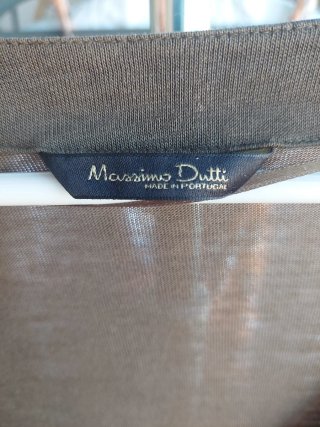 Massimo Dutti cárdigan verde oliva
