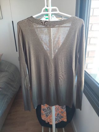 Massimo Dutti cárdigan verde oliva