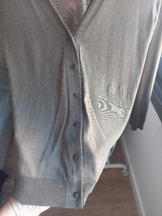 Massimo Dutti cárdigan verde oliva