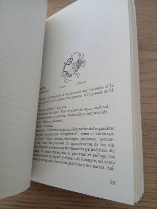 Libro Mago Felix. HOROSCOPO.