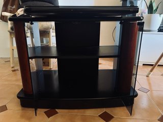 Mueble TV giratorio cristal
