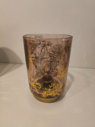 Lámpara de mesa floral a batería