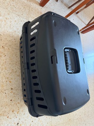 Transportín para mascotas negro