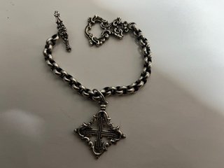 Pulsera Mallorquina Cruz Calatrava Plata