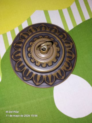 Accesorio para lámpara metal bronce dorado