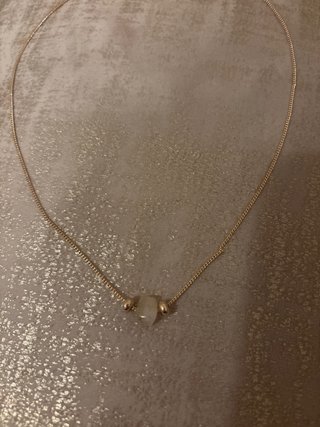 Gargantilla cuarzo mineral Color Oro