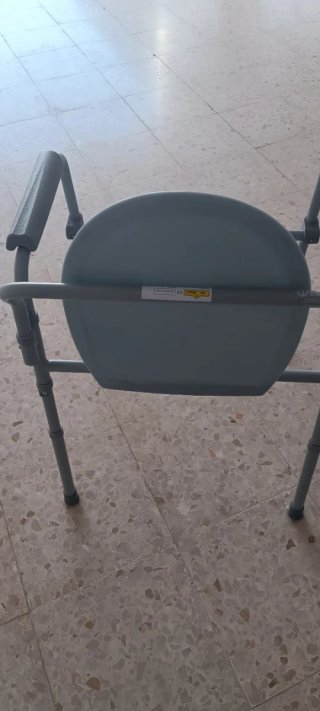 Silla WC Metálica y pvc