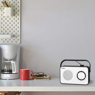 Aiwa radio sobremesa AM FM antena
