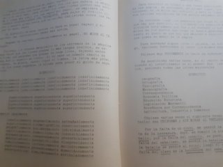 Antiguo método de mecanografía