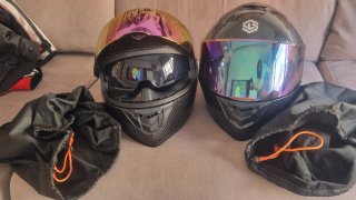 Chaqueta Alpinestars T-S + 2 Cascos T-M