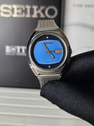 Citizen Automatic Orologio Vintage Blu