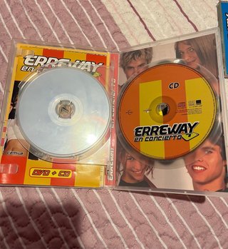 Pack CD y DVD Erreway En Concierto y Tiempo