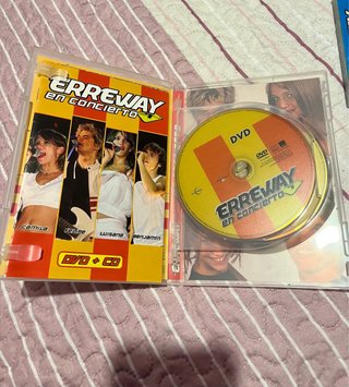 Pack CD y DVD Erreway En Concierto y Tiempo