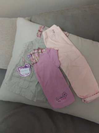 Conjunto bebé niña 3 piezas