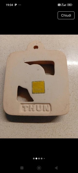 Formella Thun Cuori Beige Oro