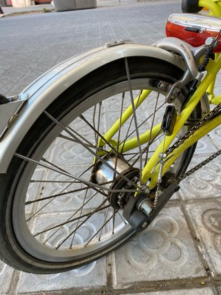 Bicicleta Brompton M3L Amarilla