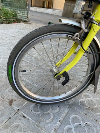 Bicicleta Brompton M3L Amarilla
