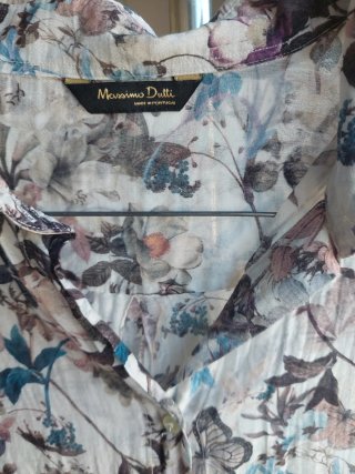 Camisa Massimo Dutti floral multicolor