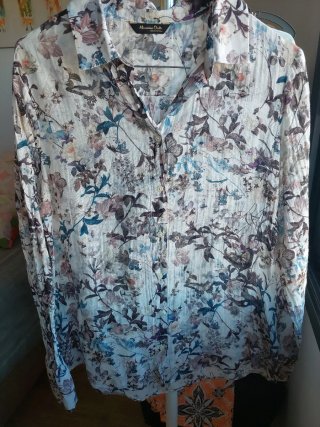 Camisa Massimo Dutti floral multicolor