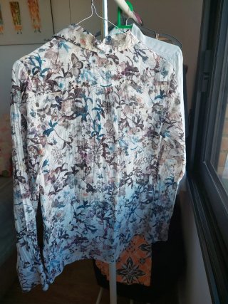 Camisa Massimo Dutti floral multicolor