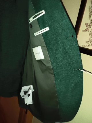 Americana Lino Verde Sin Estrenar Talla 56