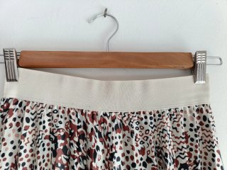 Falda plisada Vila multicolor