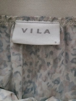 Falda plisada Vila multicolor