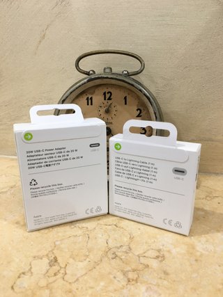 Caricabatterie Apple 20W USB-C + Cavo Lightning