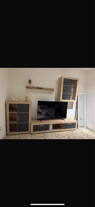 Mueble de salón con LED