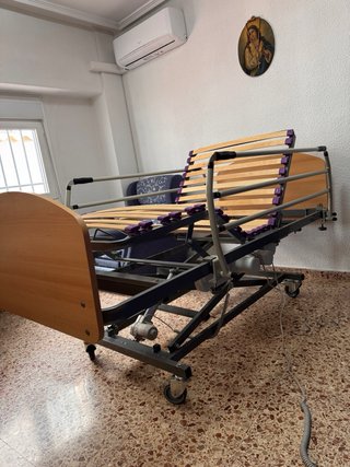 Cama articulada eléctrica con colchón