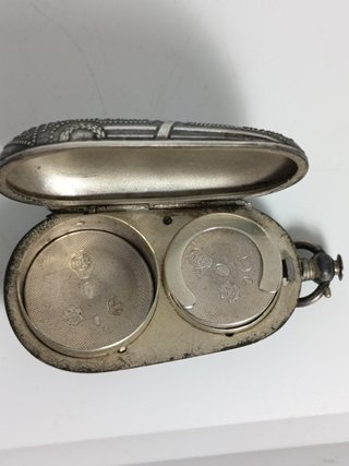 Antiguo portamonedas ruso plata 84 Zolotniks 1900
