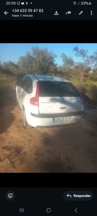 Paragolpes Trasero Citroën C4 Restyling 2008