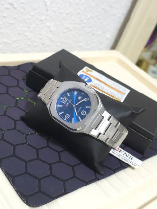 Reloj OFNS Hombre Azul y Plateado