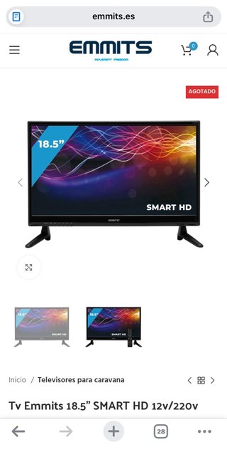 Smart TV 12V 18’5 pulgadas