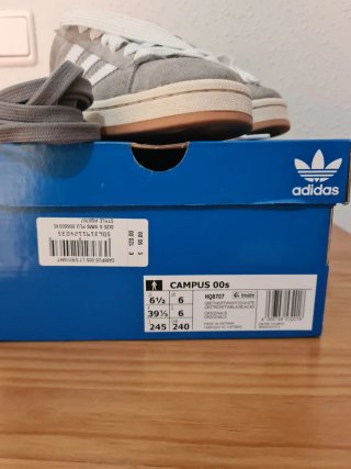 Zapatillas Adidas Campus Grises Talla 39,5