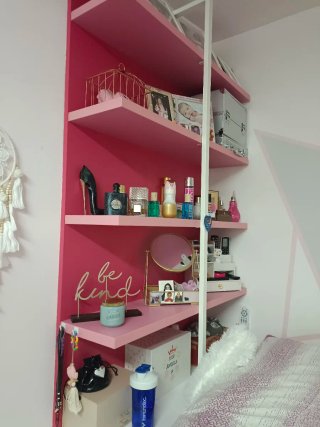 Conjunto Habitación: Cama, Escritorio y Estantería