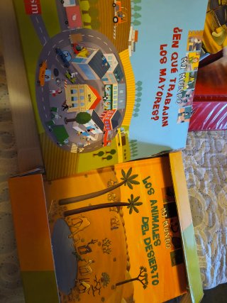 2 Libros infantiles pack mi mundo.