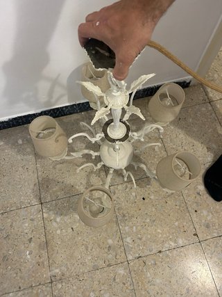 Lámpara de araña estilo vintage