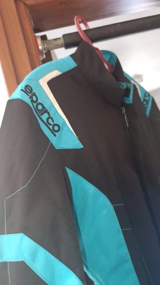 Mono Karting Sparco Negro/Azul