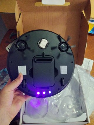 Robot aspirador solo probado para ver qué funciona